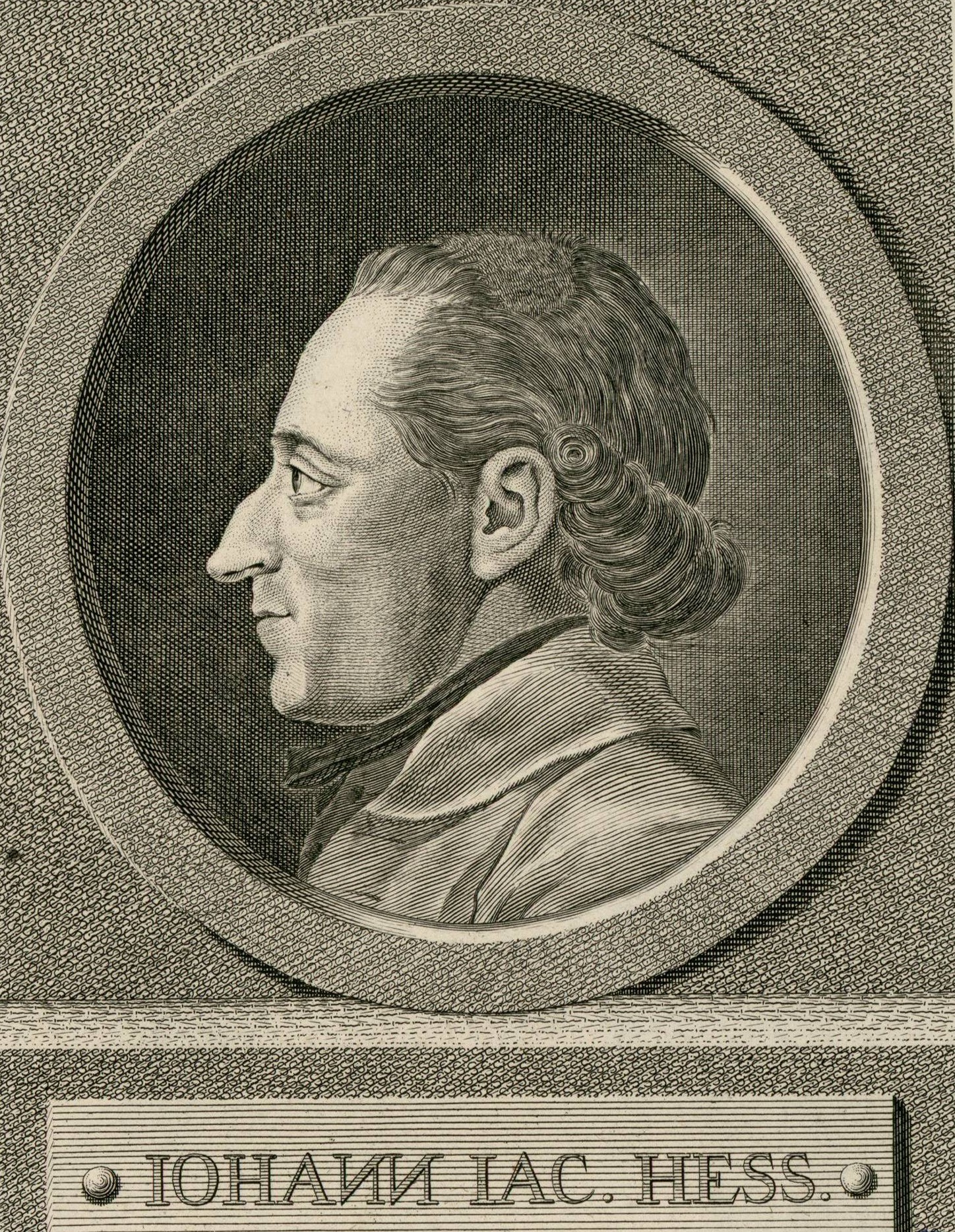 Johann Jakob Hess in 1775.