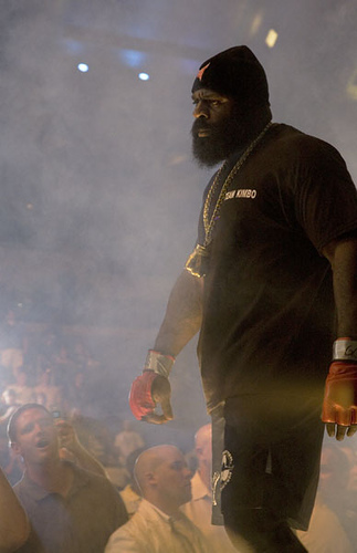 The 49-year old son of father (?) and mother Rosemary Clarke Kimbo Slice in 2023 photo. Kimbo Slice earned a  million dollar salary - leaving the net worth at 0.5 million in 2023