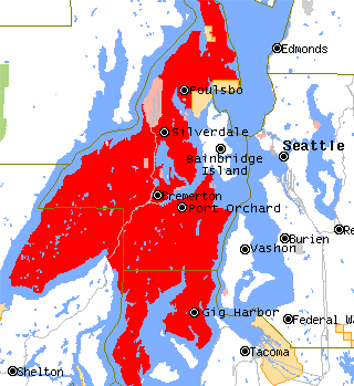 kitsap peninsula map