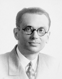 Porträtfoto von Kurt Gödel