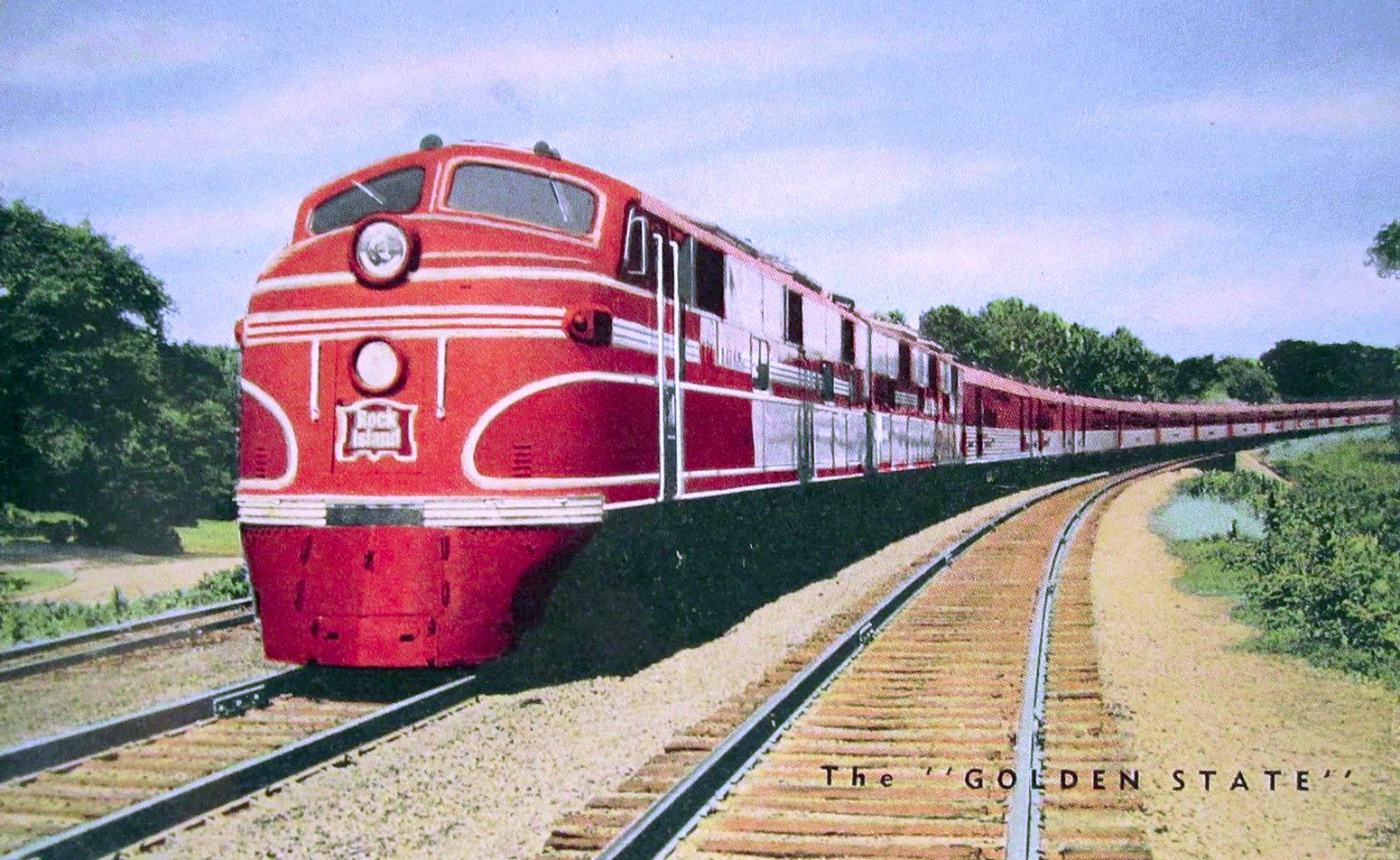 Rock Island Rockets Illinois Railroad United States Travel Poster Advertisement 