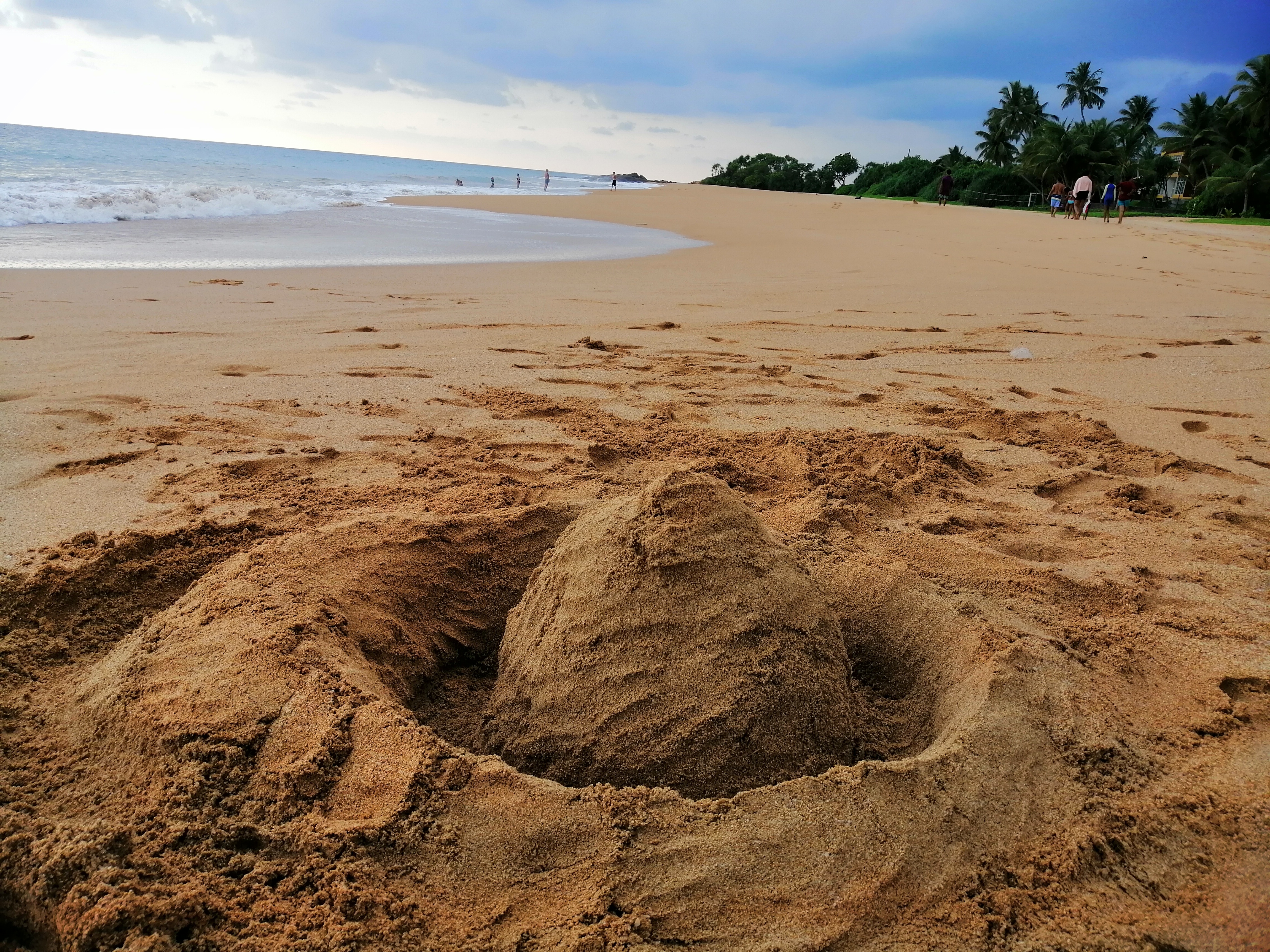 Beach castle