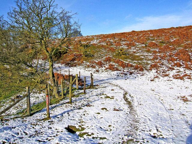 File:Snow and sunshine on the Jack Mytton Way - geograph.org.uk - 656030.jpg