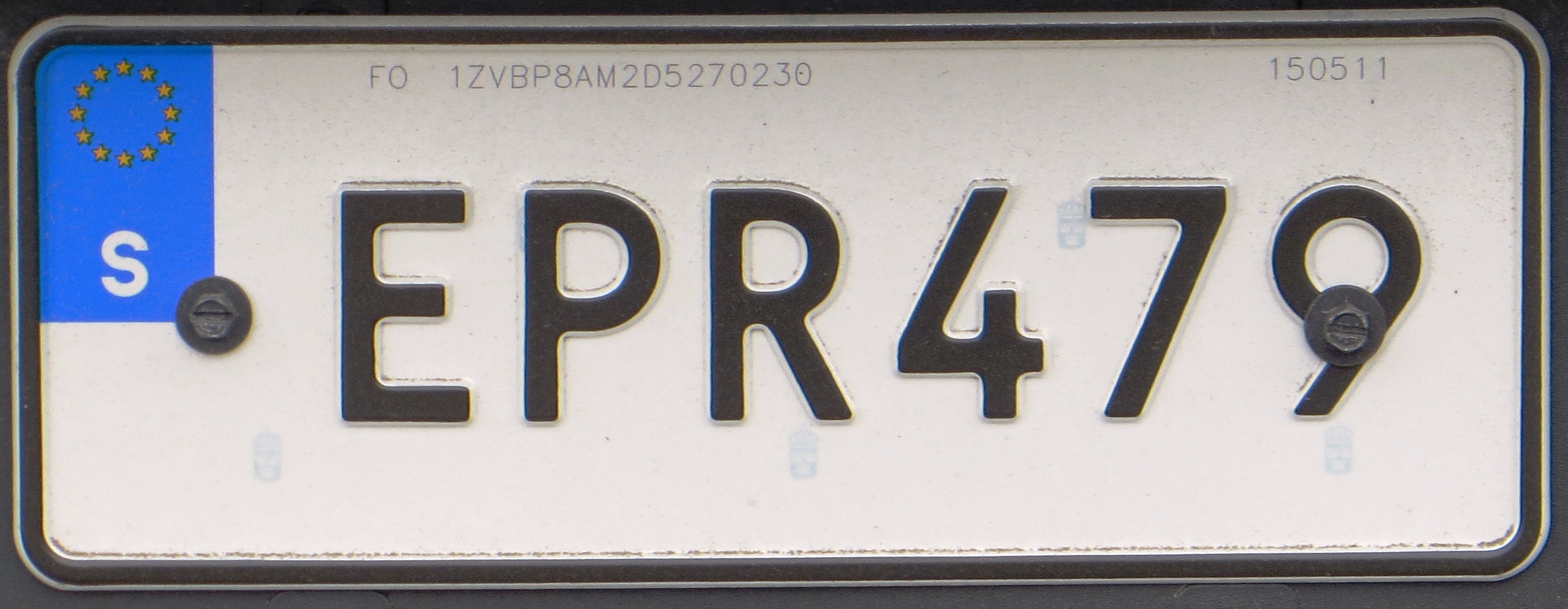 File:Sweden license plate.jpg - Wikimedia Commons