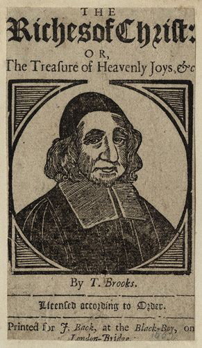 <span class="mw-page-title-main">Thomas Brooks (Puritan)</span> English non-conformist Puritan preacher and author