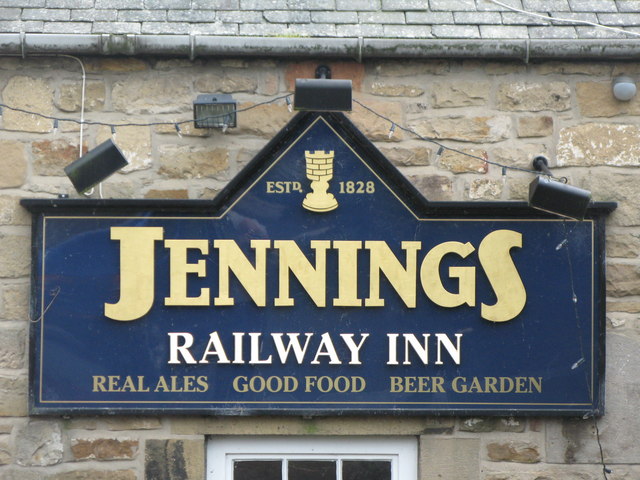File:(Another) sign for the Railway Inn - geograph.org.uk - 2069822.jpg