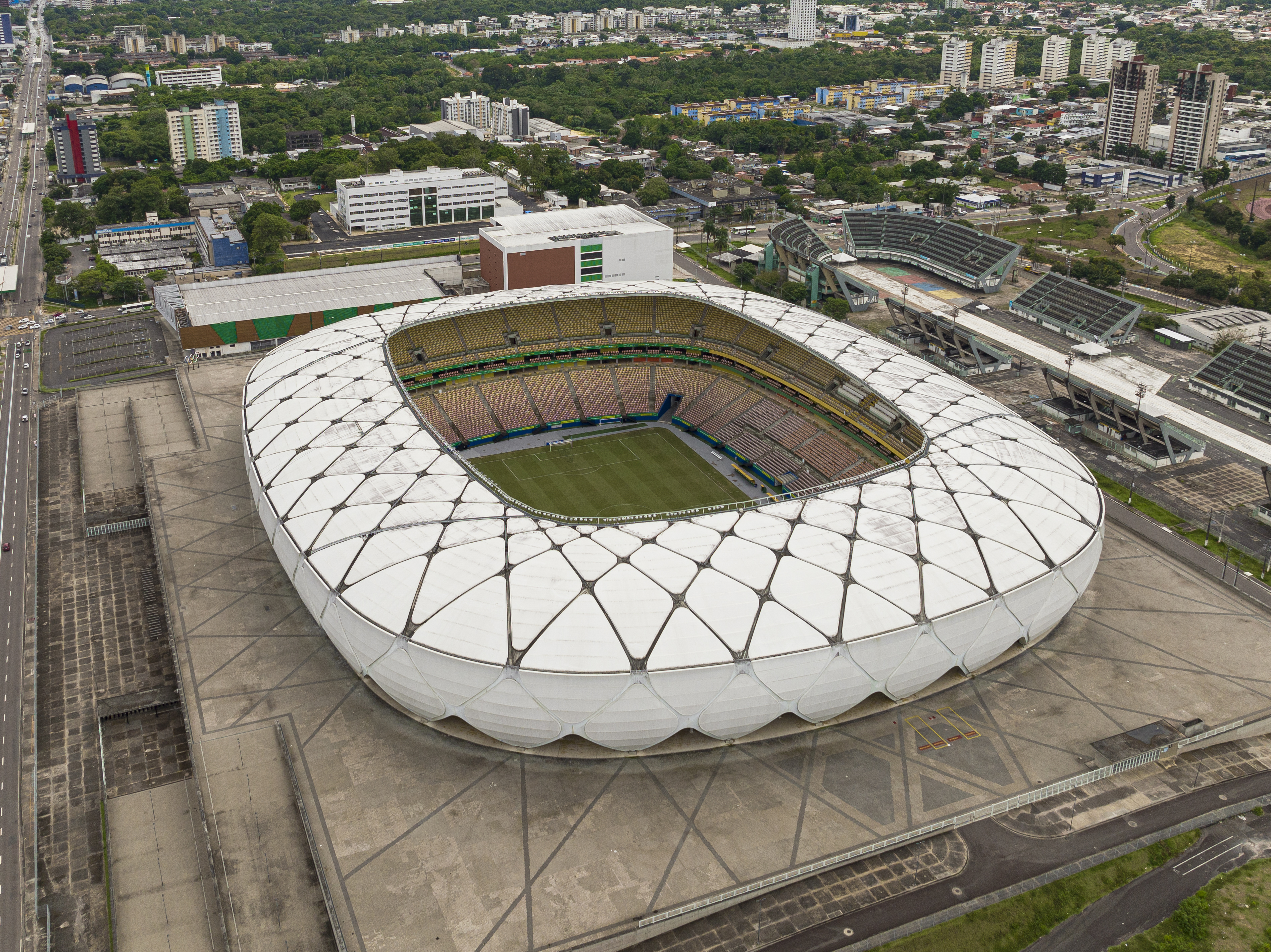 Brazil inaugurate Manaus' World Cup stadium