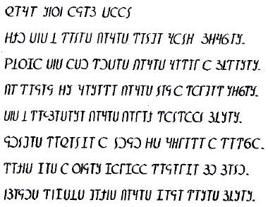 A qasida in the Borama script.