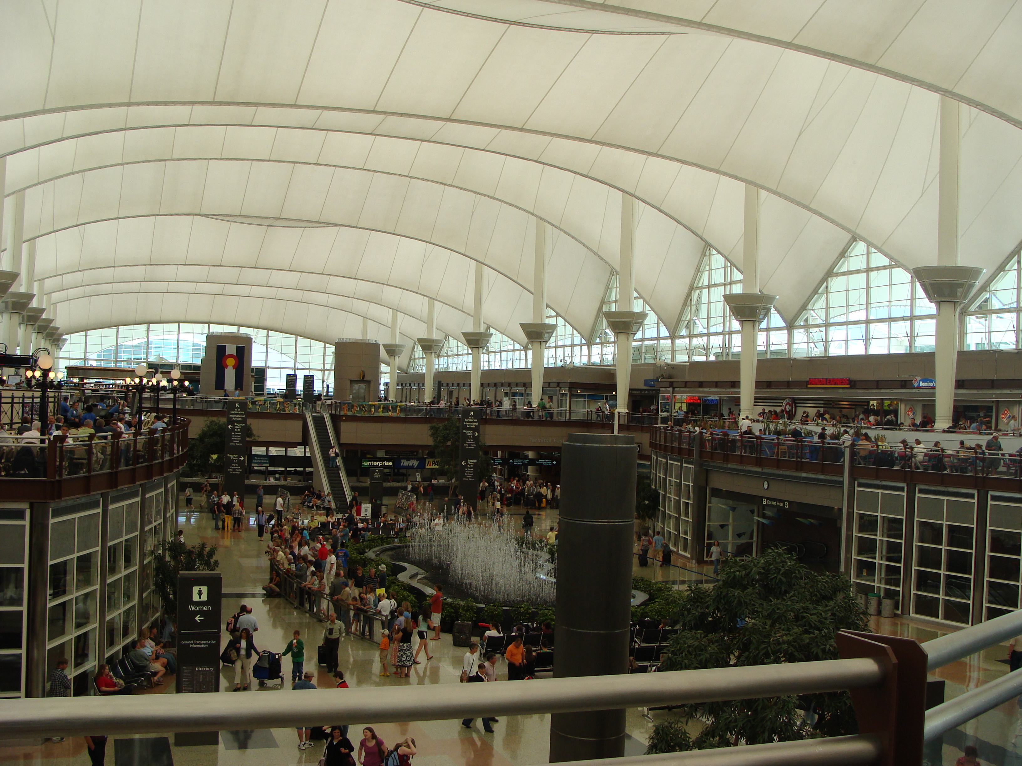 international airport interior