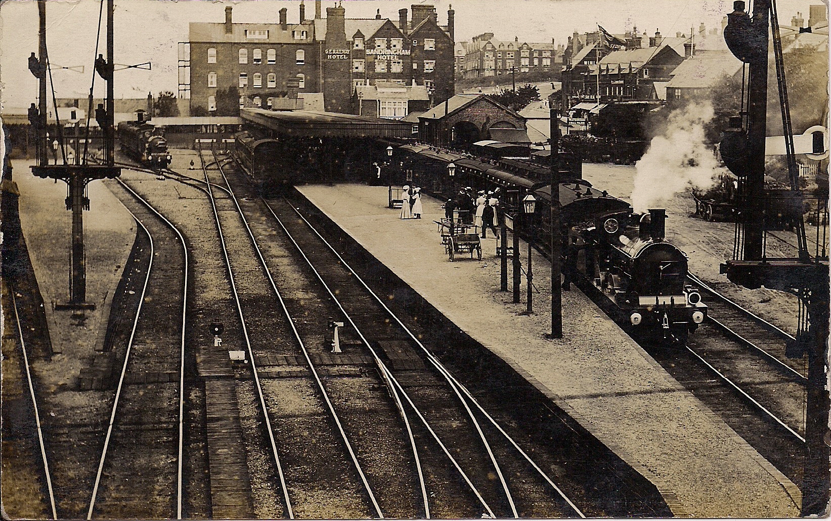 Wolferton Dersingham Railway Station Photo Snettisham 13 Hunstanton Line.