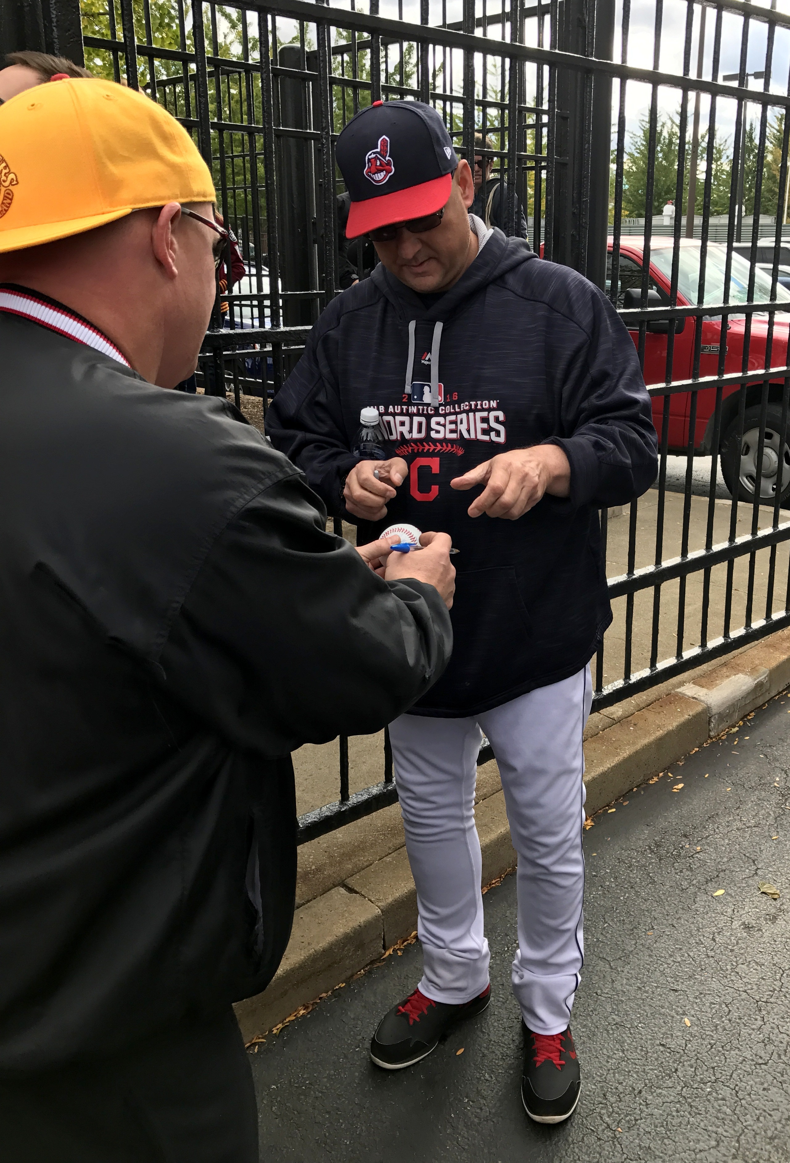 File:Indians skipper Terry Francona signs for fans before -WorldSeries Game  1. (30477228241).jpg - Wikipedia