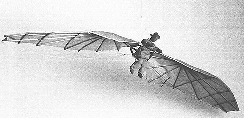 Speculative model of Jan Wnęk's glider in the [[Kraków