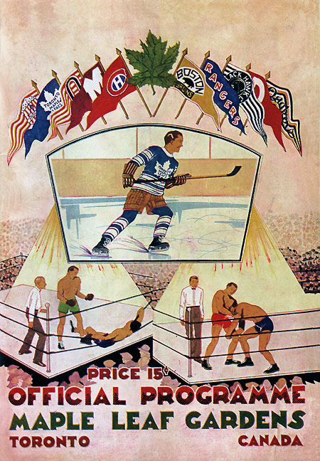 Toronto Maple Leafs openingsprogramma van 12 november 1931