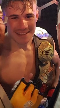 Nathaniel Wood Cage Warriors belt 02062017 