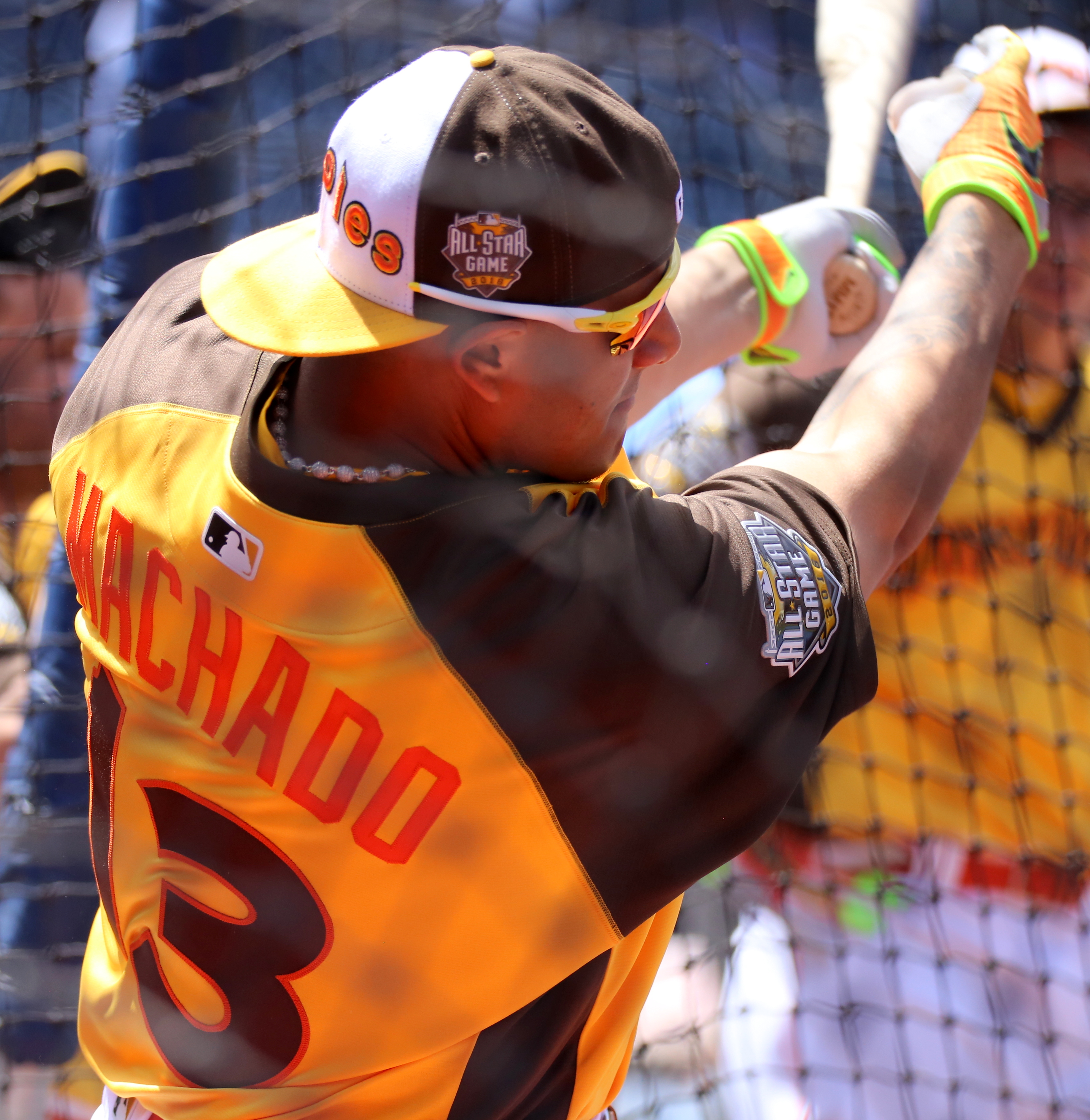 File:Orioles third baseman Manny Machado takes batting practice on