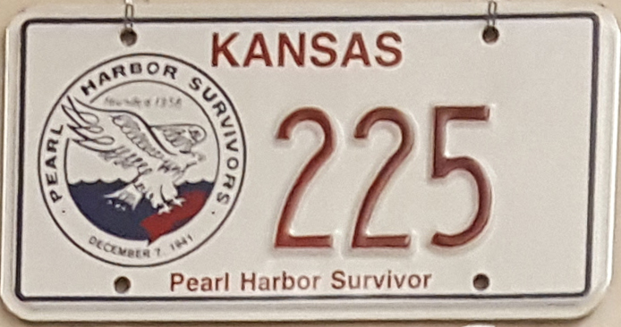 File:Pearl Harbor Survivor Kansas License Plate.jpg
