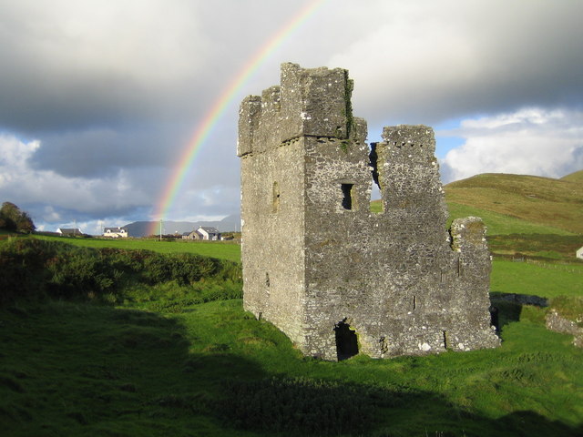 File:Rahinnane Castle - geograph.org.uk - 257388.jpg