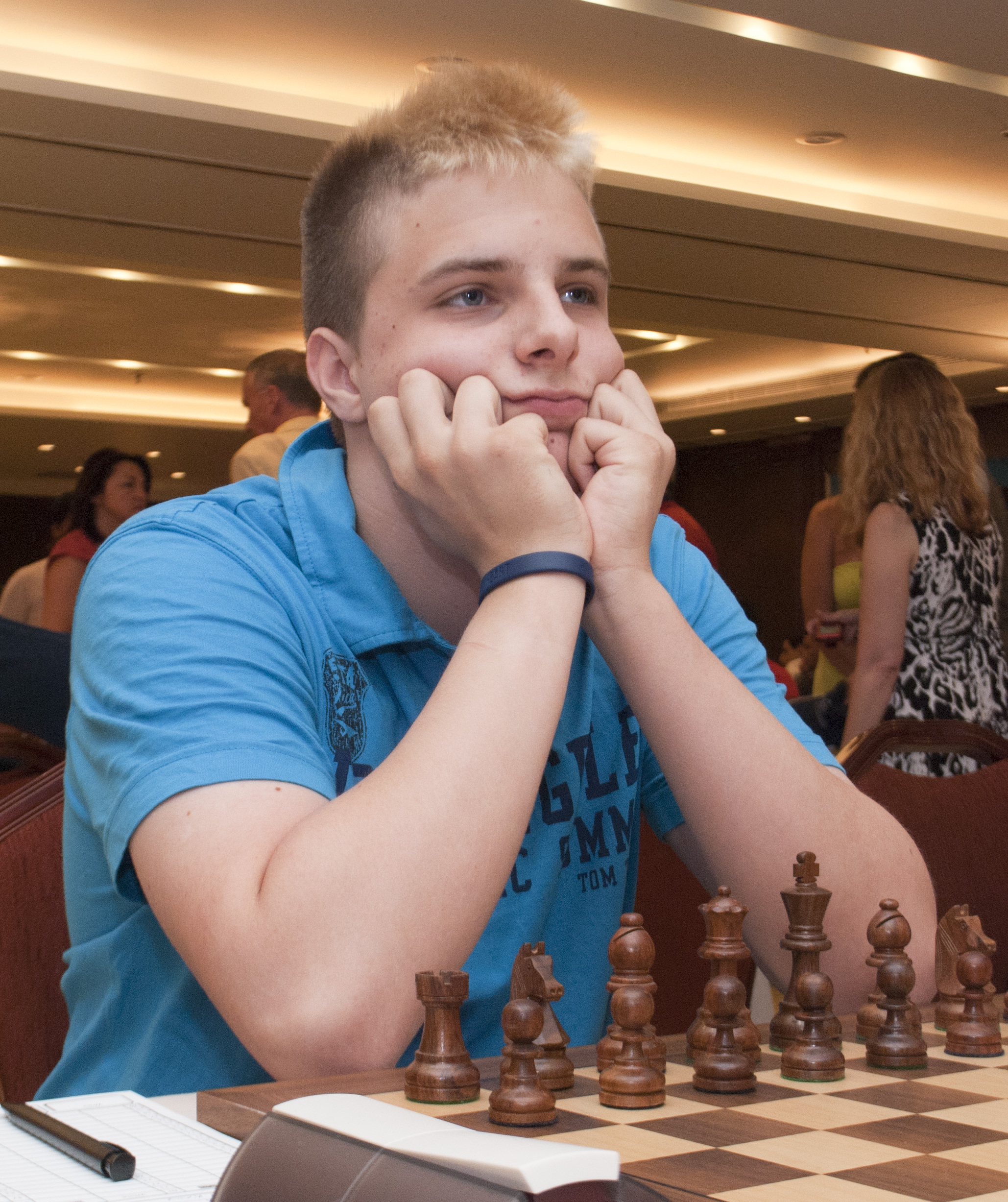Richard Rapport, isle of Man Chess International, Round 6, …