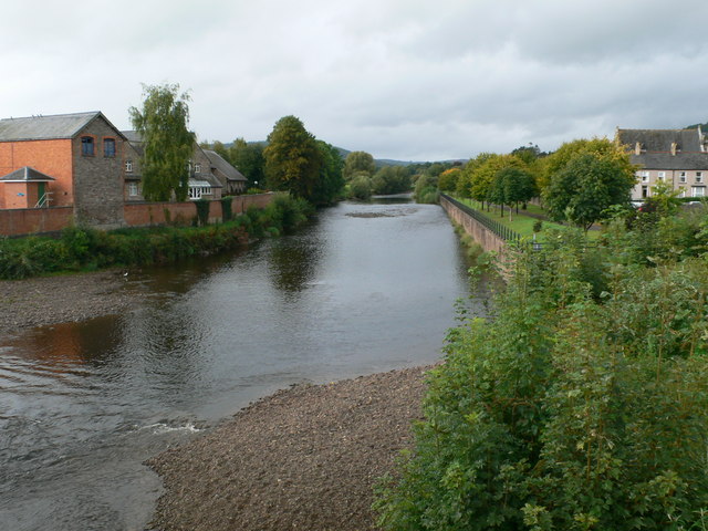 File:River Usk from the bridge at Brecon - geograph.org.uk - 564745.jpg