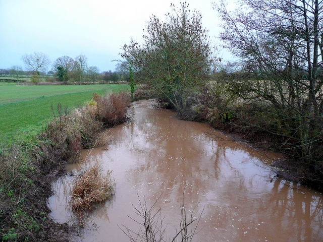 File:Swollen River Leadon 1 - geograph.org.uk - 1611289.jpg