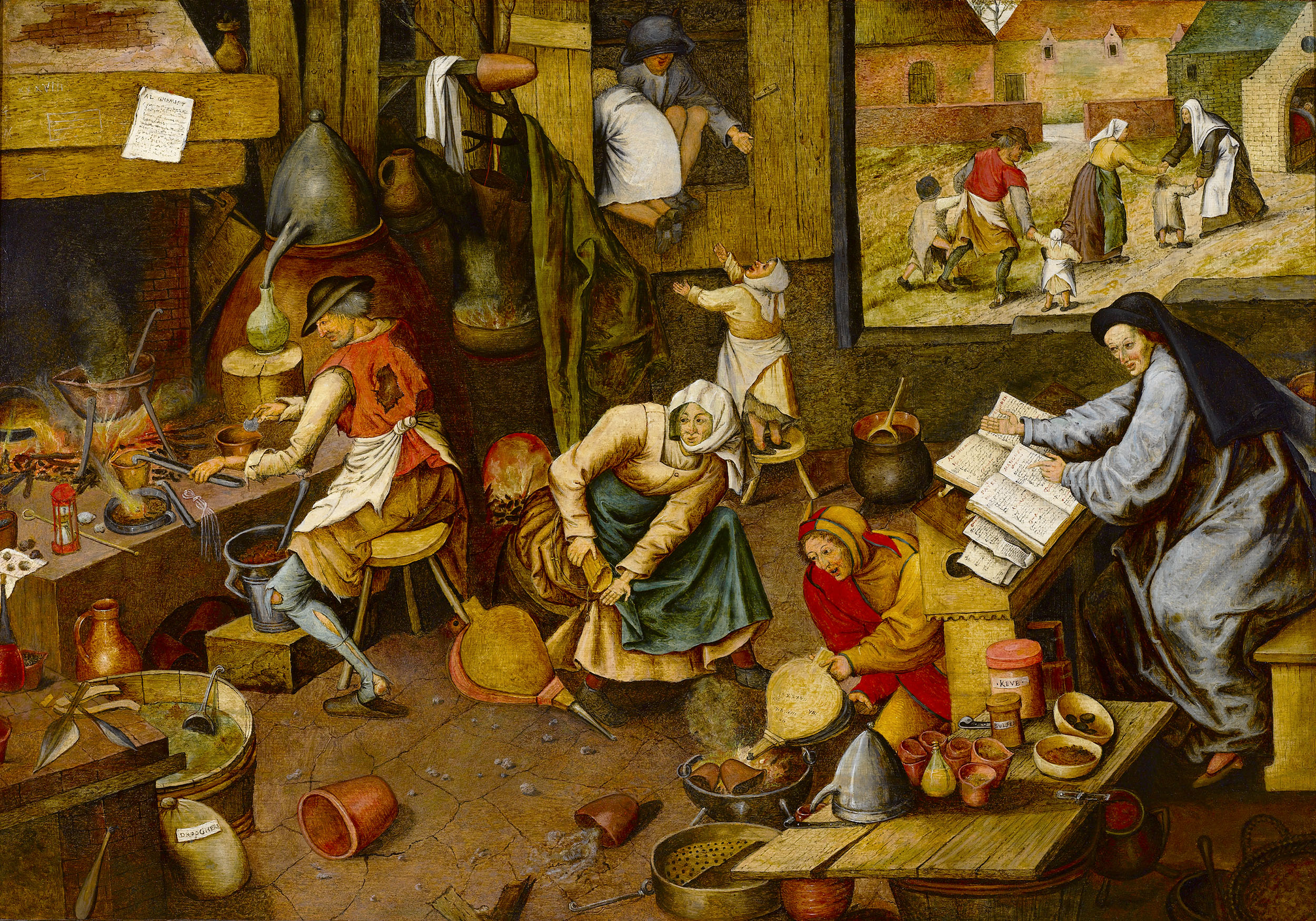 File:The Alchemist by Pieter Brueghel the Younger.jpg - Wikimedia Commons