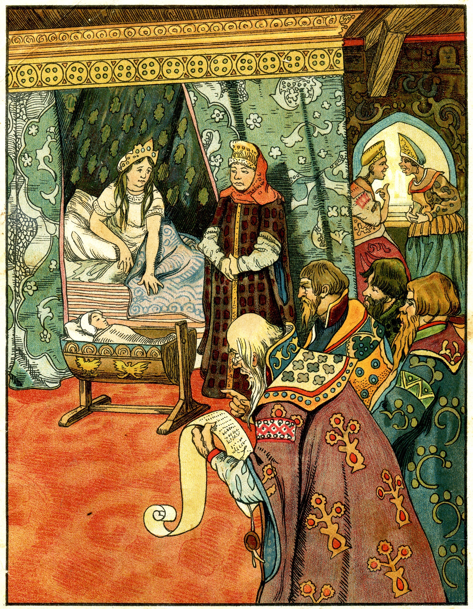 Сказка о царе Салтане иллюстрации Курдюмова