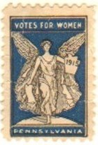 Women's Suffrage postage stamp, Pennsylvania 1915 Women's suffrage stamp, Pennsylvania 1915.jpg