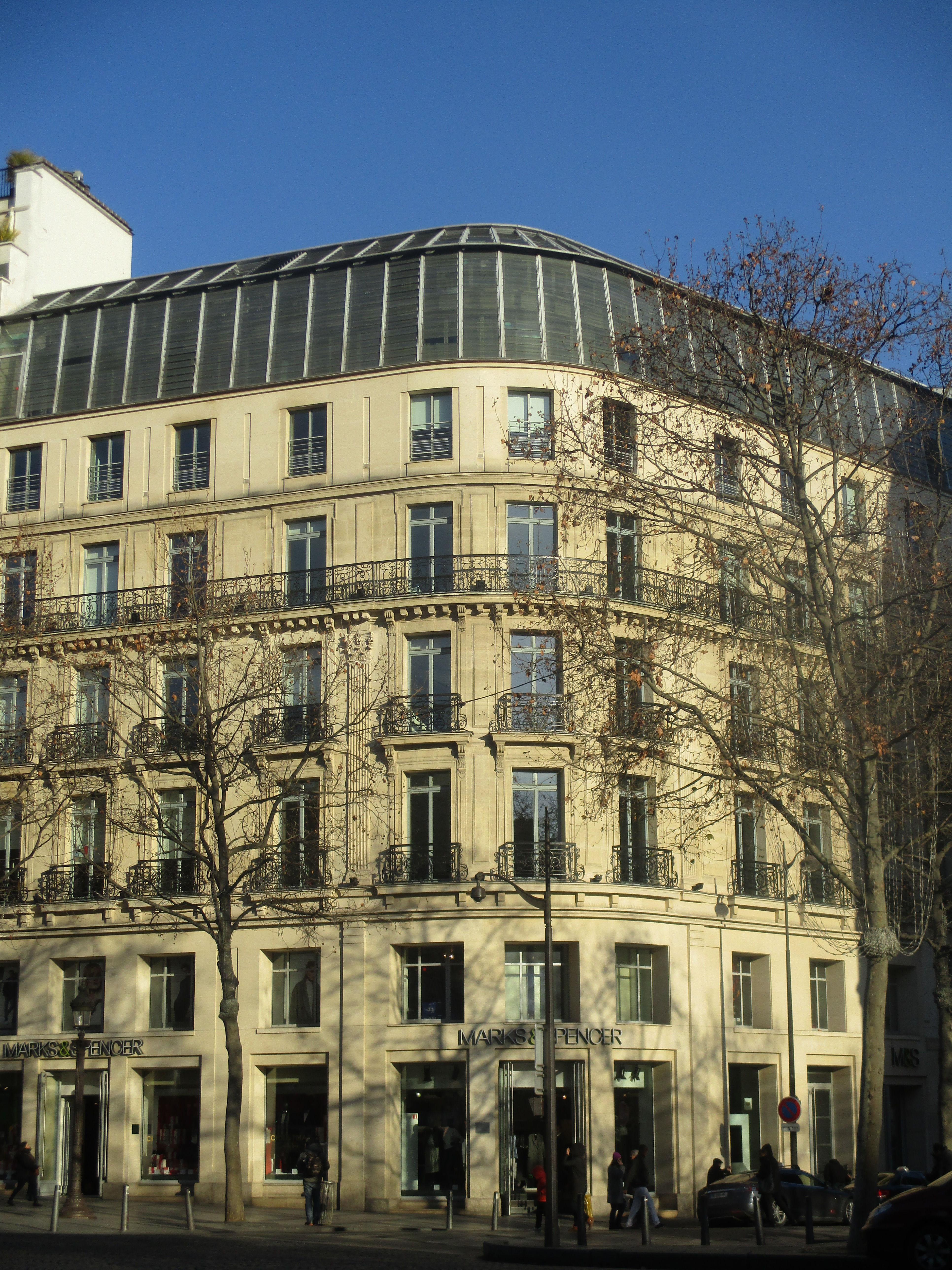 Avenue des Champs Elysees in Paris