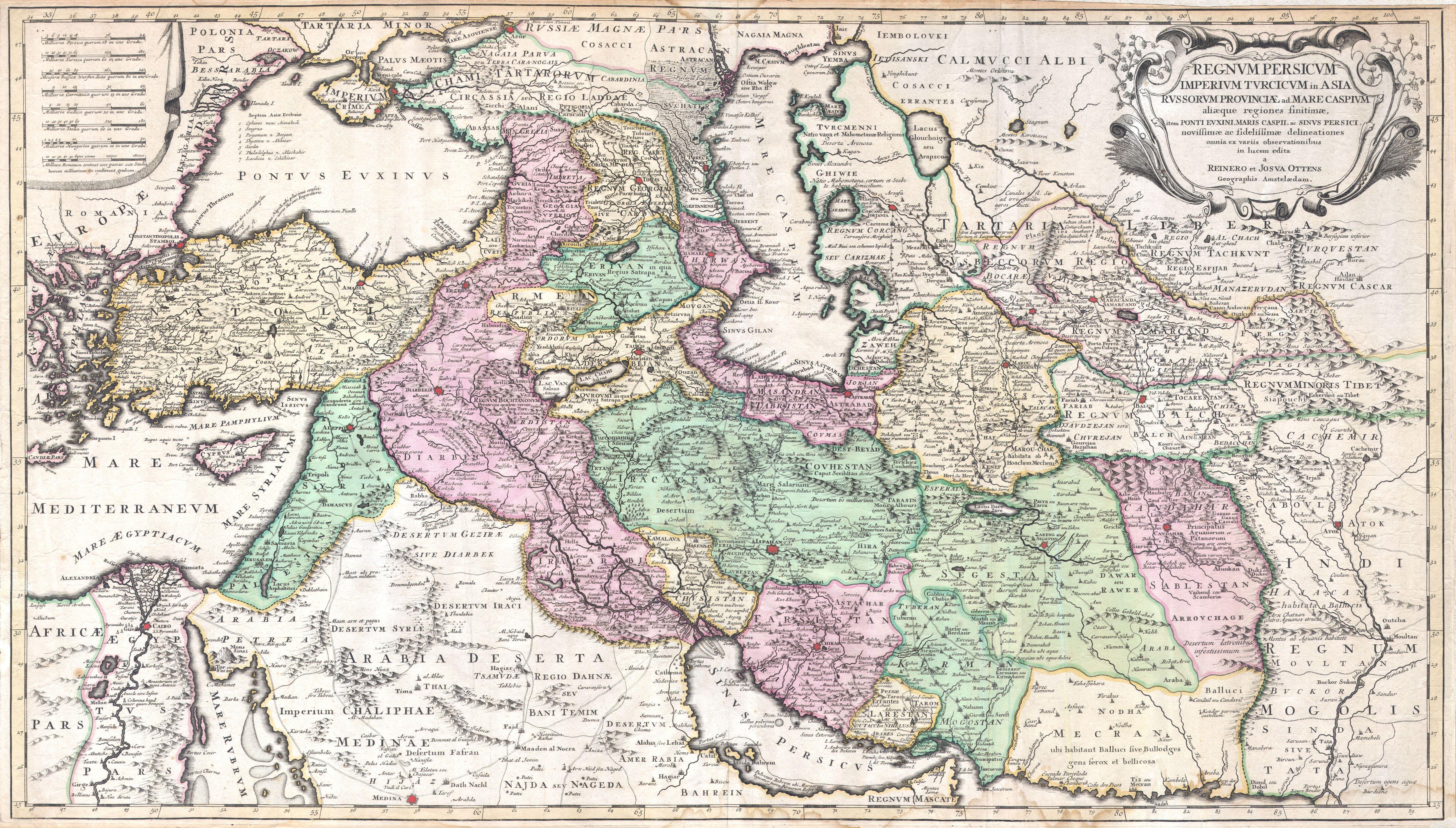 File:1730 Ottens Map of Persia Iran, Iraq, Turkey 