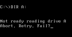 <span class="mw-page-title-main">Abort, Retry, Fail?</span> Computer error message