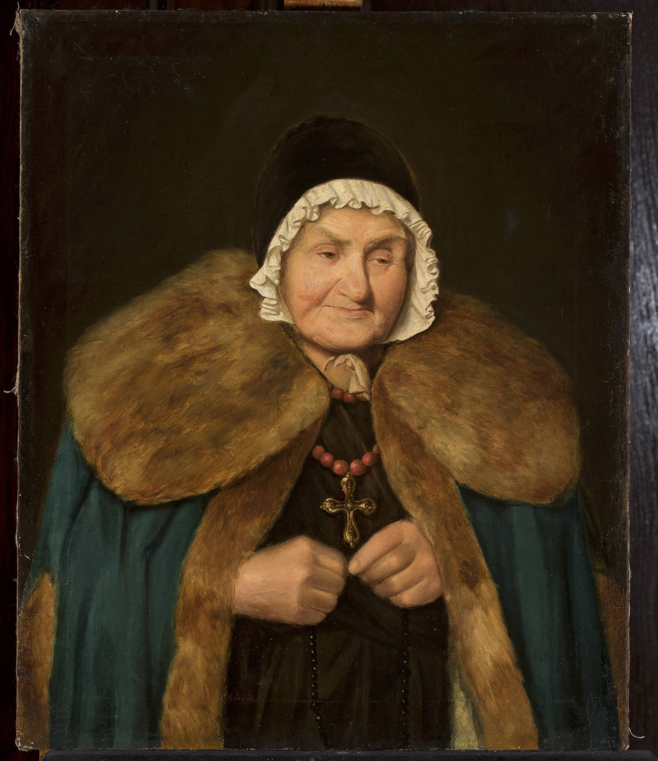 File:Aleksander Kotsis - Old woman with a rosary - MP 173 - National Museum  in Warsaw.jpg - Wikimedia Commons