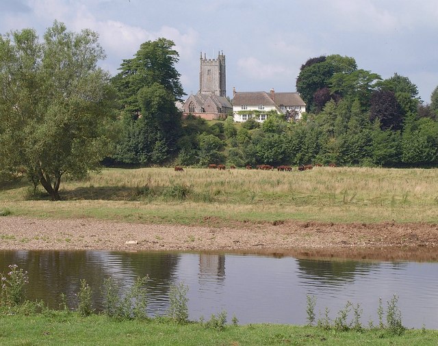 Brampford Speke from across the Exe (geograph 1979831)