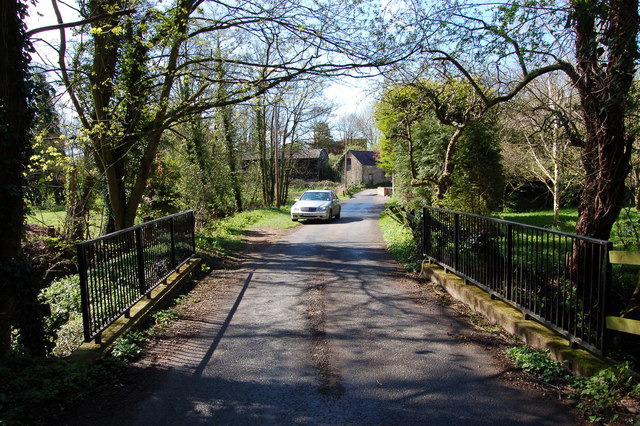 File:Bridge over the Ell Brook near Cleeve Mill - geograph.org.uk - 775468.jpg