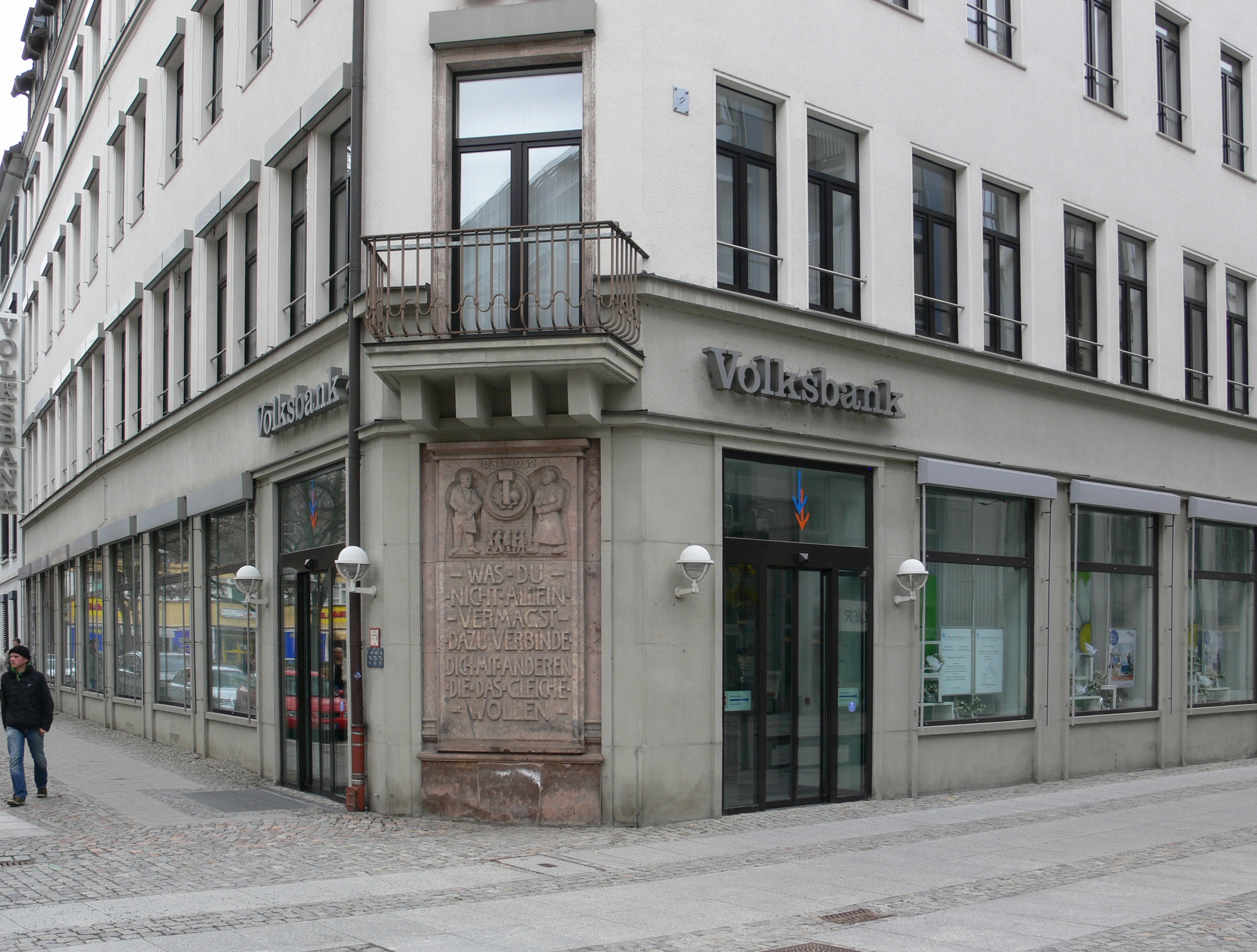 Chemnitz, Volksbank, Innere Klosterstraße 15