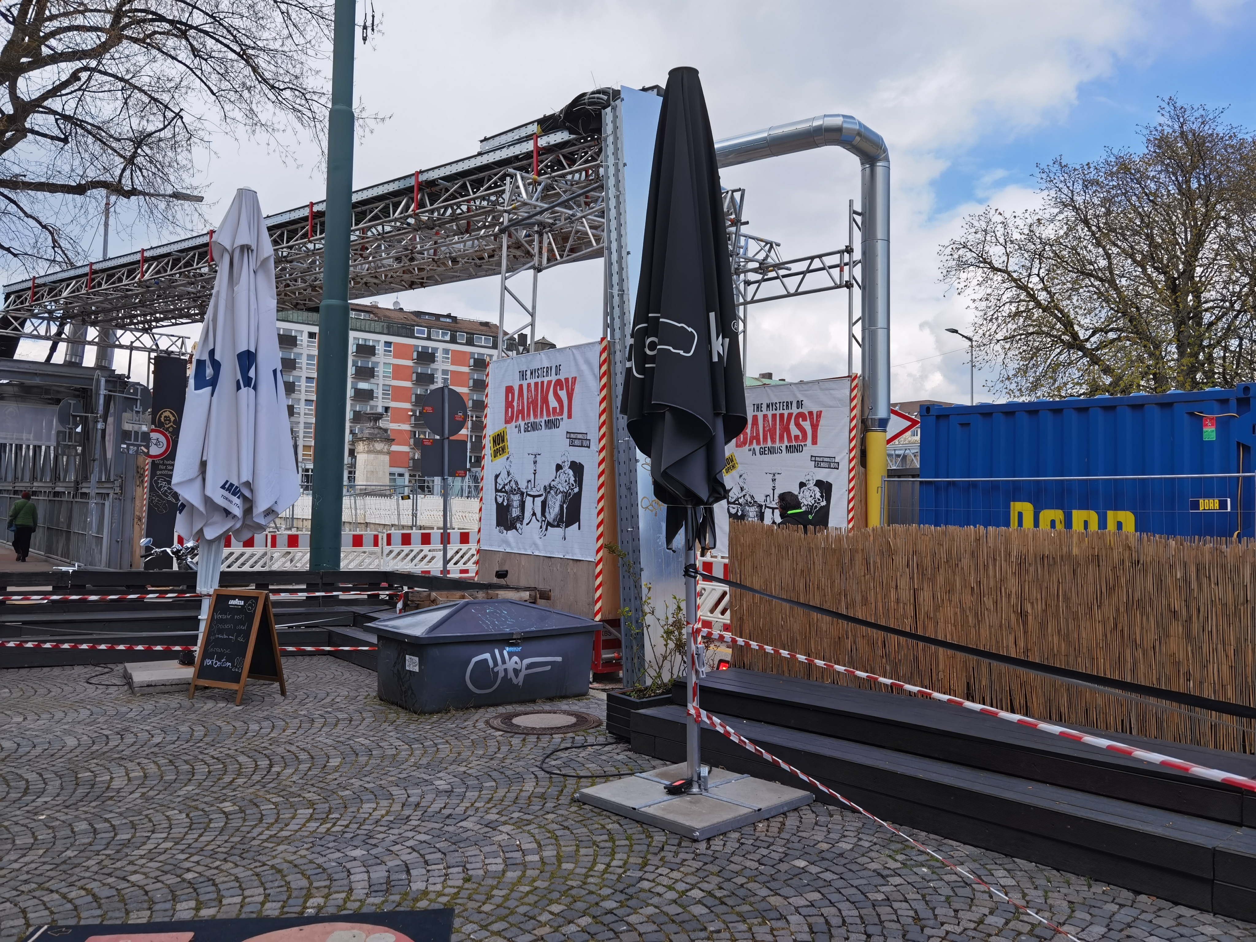 Deutsches Museum München während der Banksy-Ausstellung 2021-04-14 16