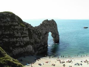 Durdle Door in Dorset is part of the Jurassic Coast, England's only natural World Heritage Site.
