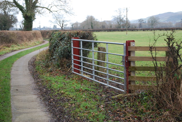 File:Farm lane with a built in green strip - geograph.org.uk - 643974.jpg