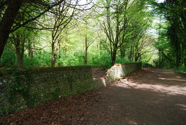 File:Flint wall, Friston Forest - geograph.org.uk - 1281315.jpg