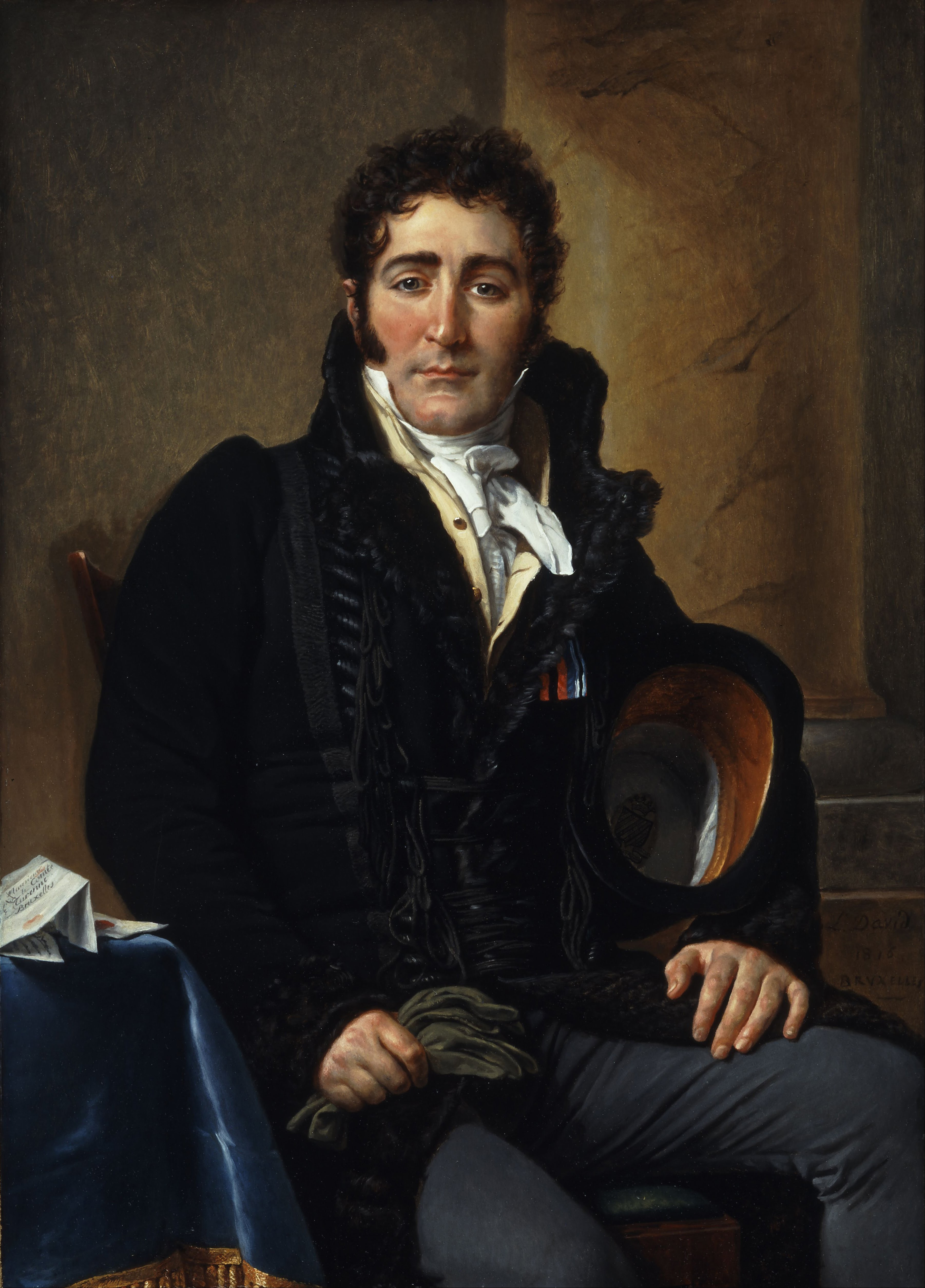 Аристократ 18 века. Жак Луи «портрет графа Потоцкого» (1781)..