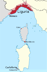 Localitæ liguri feua da region