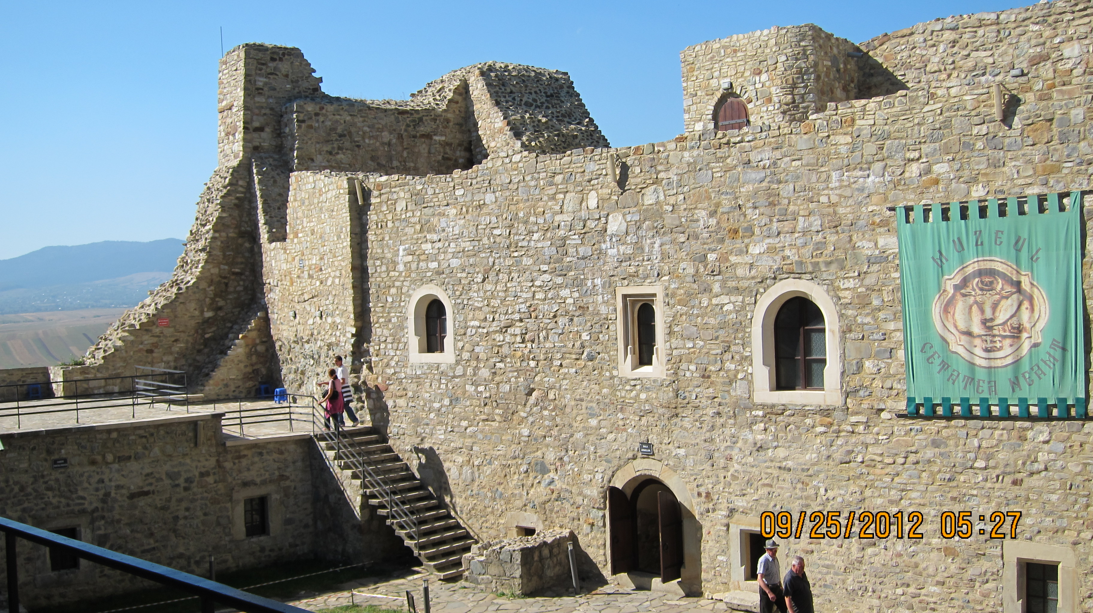 Neamt Citadel Ruins and Museum.Romania Editorial Photo - Image of