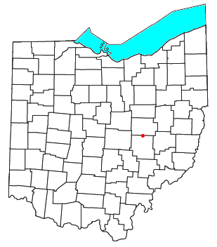 Location of Adams Mills, Ohio OHMap-doton-Adams Mills.png