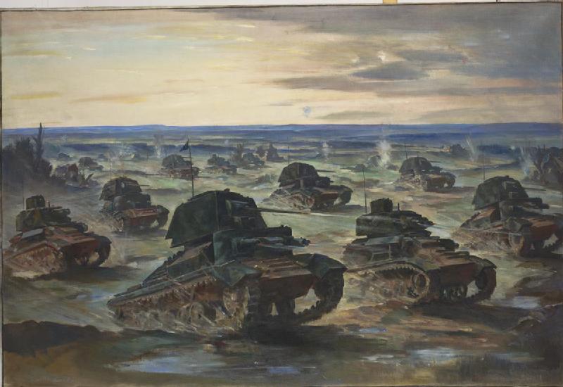 File:Our Mechanised Army - Tanks in action. Ministry of Information poster Art.IWMARTLD15.jpg