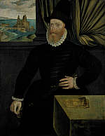 Painting of Regent Morton, one of the portraits of leading figures of the late sixteenth-century court by Flemish artist Arnold Bronckorst Regent Morton (Arnold Bronckorst).jpg