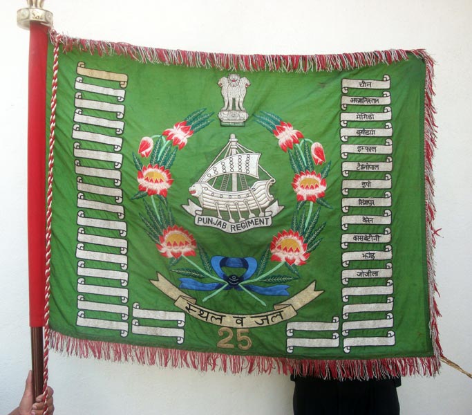 The Quartermaster's Store | Indian Army - 15th Punjab Regiment Brass  Shoulder Title