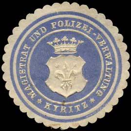 File:Siegelmarke Magistrat und Polizei-Verwaltung - Kyritz W0262607.jpg