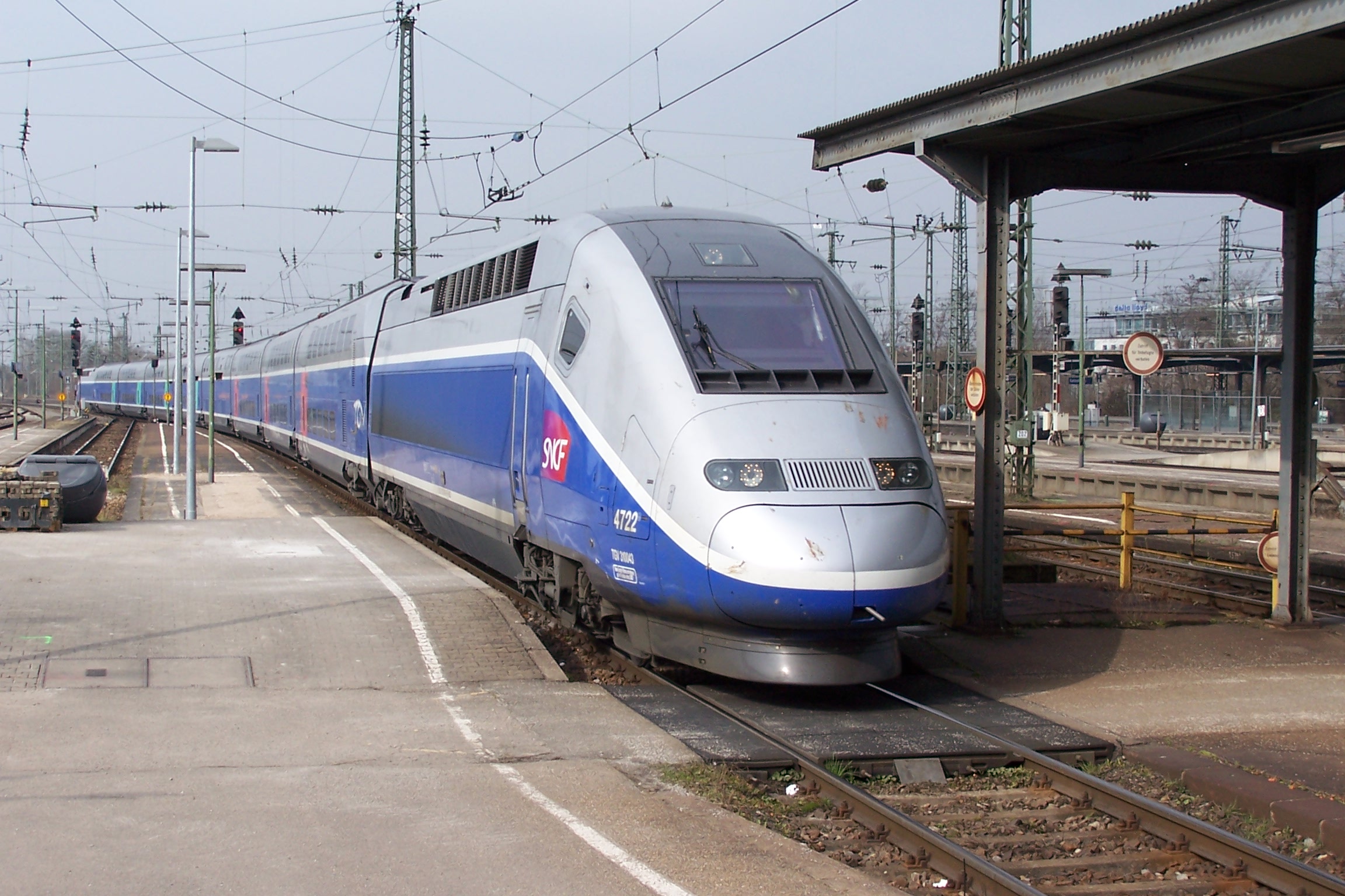 JOUEF HJ2362ACS SNCF, TGV 2N2 EuroDuplex, 4-Unit Pack Including Motorised  Head, Dummy Head and Two End Coaches (1st and 2nd Class), Period VI, AC