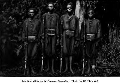 African troops recruited by the Congo Free State