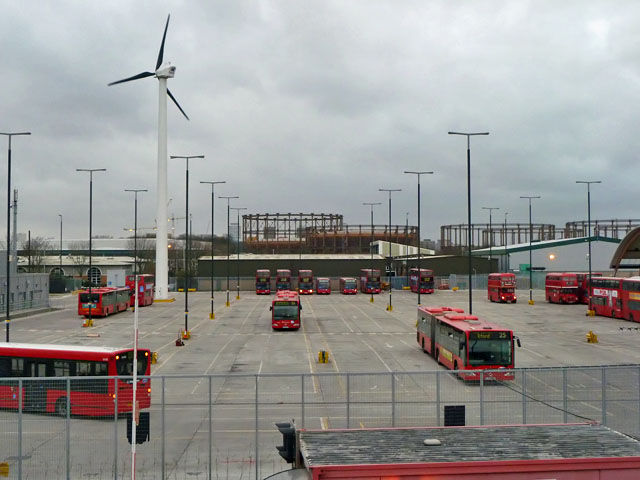 File West Ham Bus Garage Yard Geograph Org Uk 2259065 Jpg