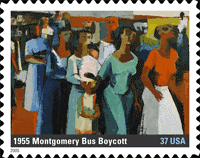 1955 Montgomery Bus Boycott 37c USA stamp.gif